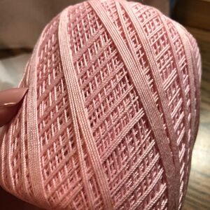 Unbranded classic 10 size pink cotton crochet thread